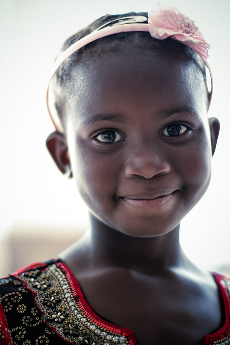 Girl at Wedding, Zambia