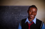 Student at high school in Lusaka, Zambia