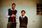 Students at high school in Lusaka, Zambia