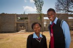 Students at high school in Lusaka, Zambia